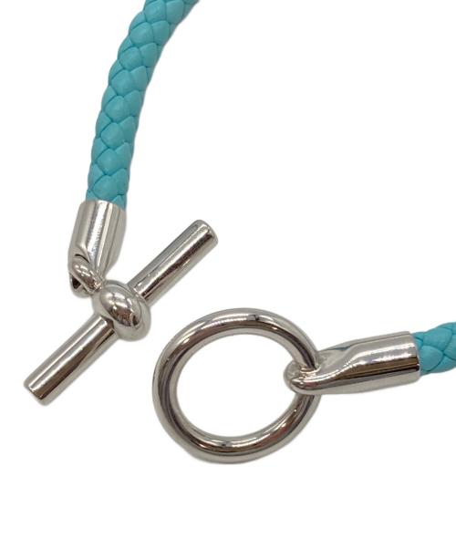 HERMES（エルメス）HERMES (エルメス) グレナン ブレスレット スカイブルー サイズ:下記参照の古着・服飾アイテム