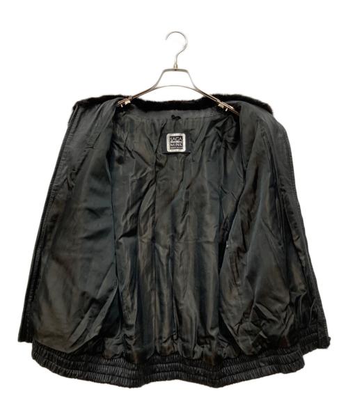 SAGA MINK（サガミンク）SAGA MINK (サガミンク) ファージャケット ブラック サイズ:Lの古着・服飾アイテム
