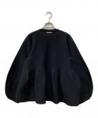 machattマチャット）の古着「ホールガーメントフォルムニット」｜ブラック