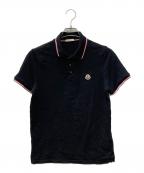 MONCLERモンクレール）の古着「半袖ポロシャツ」｜ブラック