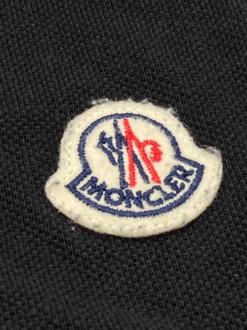 MONCLER（モンクレール）MONCLER (モンクレール) 半袖ポロシャツ ブラック サイズ:Sの古着・服飾アイテム