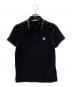 MONCLER（モンクレール）の古着「半袖ポロシャツ」｜ブラック