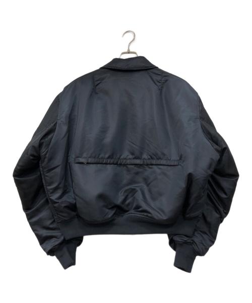 CAHLUMN（カウラム）CAHLUMN (カウラム) Magazine Pocket Flight Jacket ネイビー サイズ:Mの古着・服飾アイテム