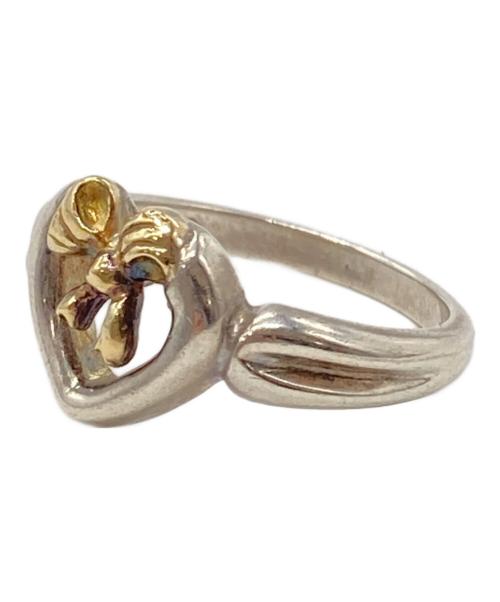 TIFFANY & Co.（ティファニー アンド コー）TIFFANY & Co. (ティファニー) オープンハートリボンリング サイズ:10号の古着・服飾アイテム