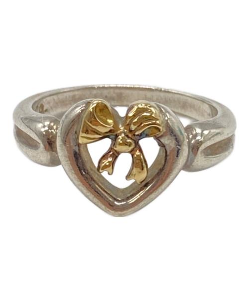 TIFFANY & Co.（ティファニー アンド コー）TIFFANY & Co. (ティファニー) オープンハートリボンリング サイズ:10号の古着・服飾アイテム