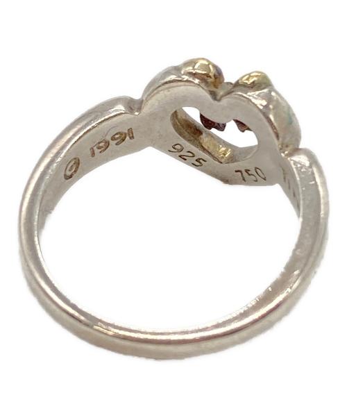 TIFFANY & Co.（ティファニー アンド コー）TIFFANY & Co. (ティファニー) オープンハートリボンリング サイズ:10号の古着・服飾アイテム