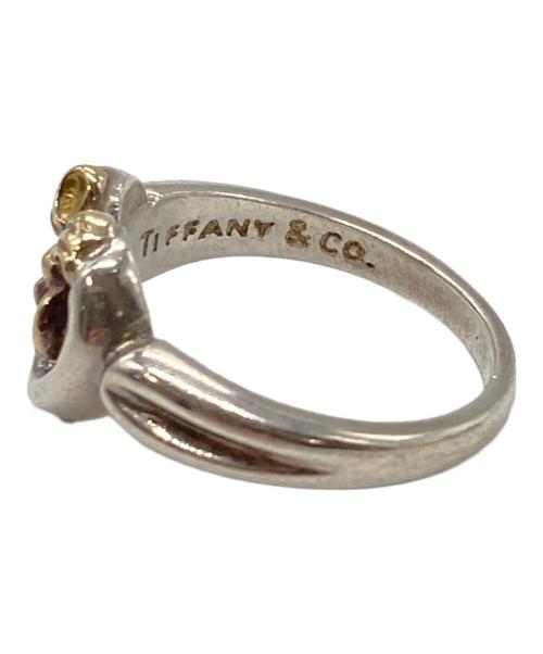 TIFFANY & Co.（ティファニー アンド コー）TIFFANY & Co. (ティファニー) オープンハートリボンリング サイズ:10号の古着・服飾アイテム