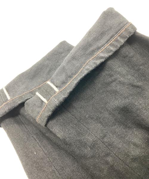 CIOTA（シオタ）CIOTA (シオタ) Wide Tapered 5 Pocket Pants ブラック サイズ:SIZE 66cm (W26)の古着・服飾アイテム