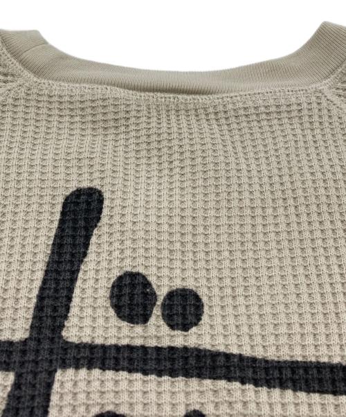 stussy（ステューシー）stussy (ステューシー) BASIC THERMALカットソー ベージュ サイズ:Mの古着・服飾アイテム