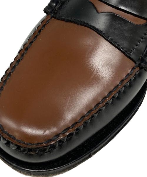 G.H.BASS（ジーエイチバス）G.H.BASS (ジーエイチバス) TOMORROW LAND (トゥモローランド) バイカラーコインローファー ブラック サイズ:9の古着・服飾アイテム