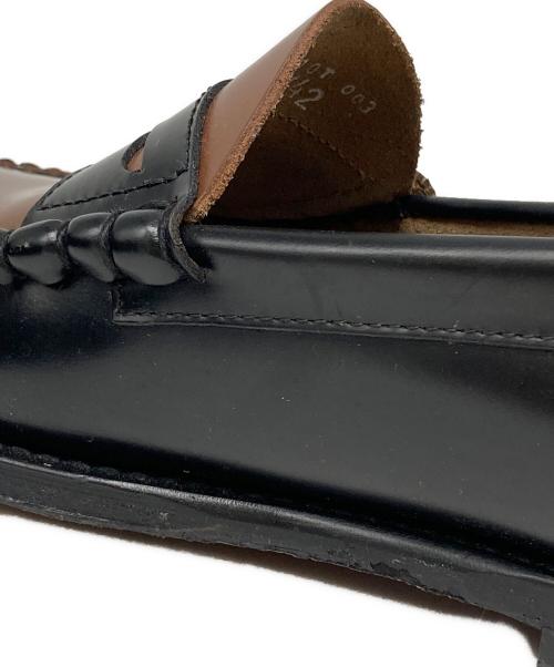 G.H.BASS（ジーエイチバス）G.H.BASS (ジーエイチバス) TOMORROW LAND (トゥモローランド) バイカラーコインローファー ブラック サイズ:9の古着・服飾アイテム