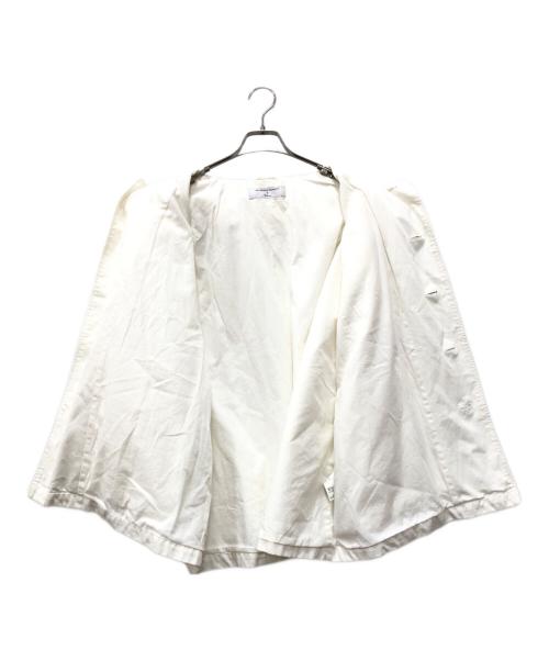 KATHARINE HAMNETT（キャサリンハムネット）KATHARINE HAMNETT (キャサリンハムネット) Ron Herman (ロンハーマン) COTTON WORK JACKET ホワイト サイズ:Sの古着・服飾アイテム