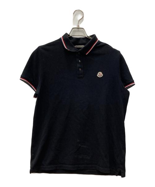 MONCLER（モンクレール）MONCLER (モンクレール) MAGLIA POLO MANICA CORTA ブラック サイズ:Lの古着・服飾アイテム