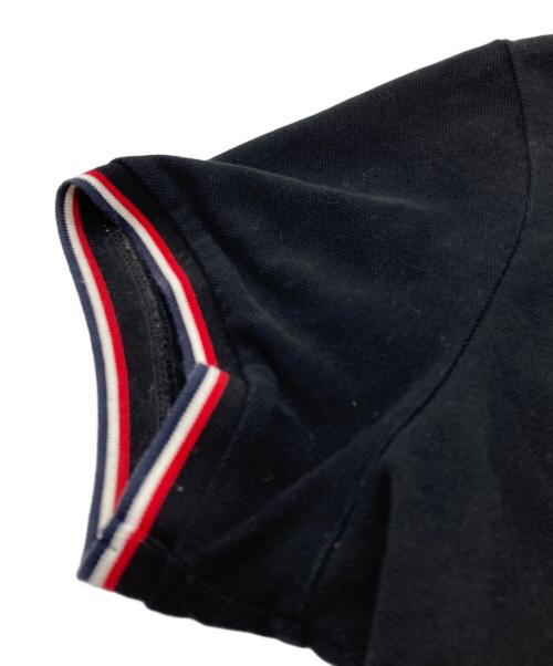 MONCLER（モンクレール）MONCLER (モンクレール) MAGLIA POLO MANICA CORTA ブラック サイズ:Lの古着・服飾アイテム