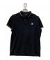 MONCLER（モンクレール）の古着「MAGLIA POLO MANICA CORTA」｜ブラック
