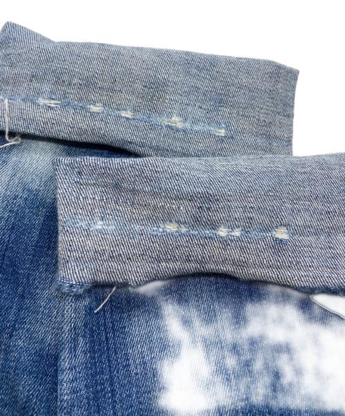 DSQUARED2（ディースクエアード）DSQUARED2 (ディースクエアード) ダメージ加工デニムパンツ ブルー サイズ:48の古着・服飾アイテム