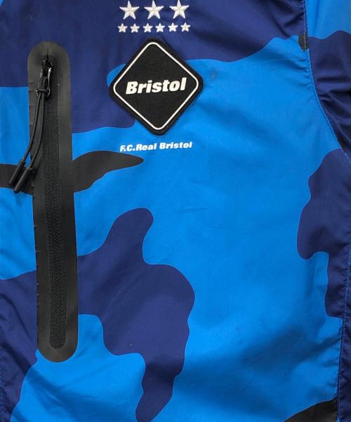 F.C.R.B.（エフシーレアルブリストル）F.C.R.B. (エフシーレアルブリストル) SOPH. (ソフ) CAMOUFLAGE PRACTICE JACKET ブルー サイズ:Sの古着・服飾アイテム