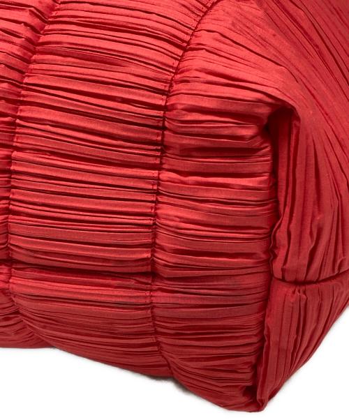 PLEATS PLEASE（プリーツプリーズ）PLEATS PLEASE (プリーツプリーズ) プリーツトートバッグ レッド サイズ:下記参照の古着・服飾アイテム