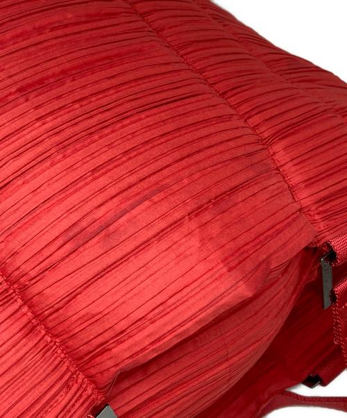 PLEATS PLEASE（プリーツプリーズ）PLEATS PLEASE (プリーツプリーズ) プリーツトートバッグ レッド サイズ:下記参照の古着・服飾アイテム