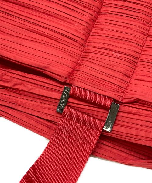 PLEATS PLEASE（プリーツプリーズ）PLEATS PLEASE (プリーツプリーズ) プリーツトートバッグ レッド サイズ:下記参照の古着・服飾アイテム