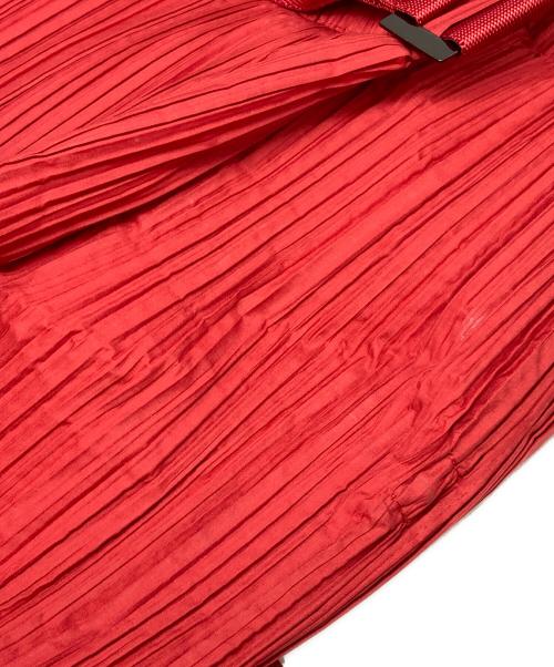 PLEATS PLEASE（プリーツプリーズ）PLEATS PLEASE (プリーツプリーズ) プリーツトートバッグ レッド サイズ:下記参照の古着・服飾アイテム