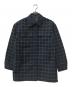 louren（ローレン）の古着「velvet jacquard check blouson」｜ネイビー