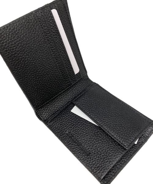 EMPORIO ARMANI（エンポリオ アルマーニ）EMPORIO ARMANI (エンポリオアルマーニ) 2つ折り財布 ブラック サイズ:下記参照 未使用品の古着・服飾アイテム