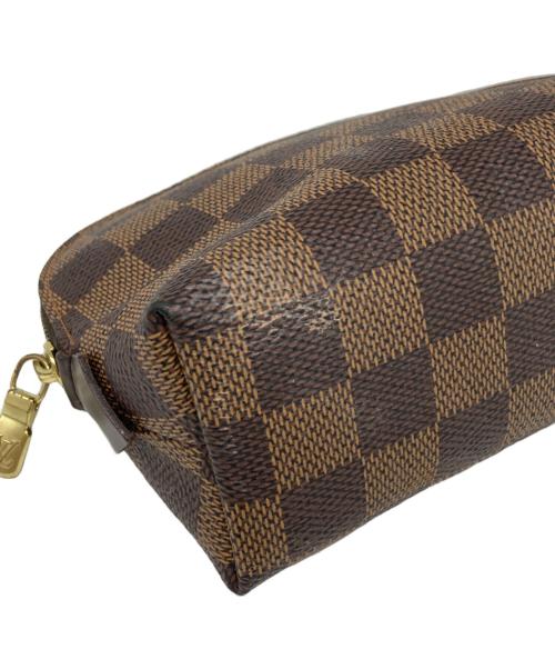 LOUIS VUITTON（ルイ ヴィトン）LOUIS VUITTON (ルイ ヴィトン) ポシェット・コスメティック ブラウン サイズ:下記参照の古着・服飾アイテム