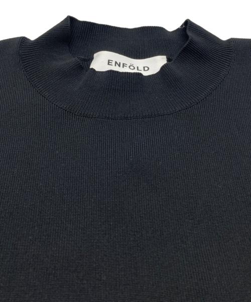 ENFOLD（エンフォルド）ENFOLD (エンフォルド) SOLID-PEPLUM PULLOVER ブラック サイズ:38の古着・服飾アイテム