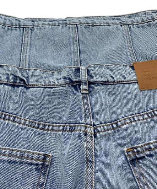 DEUXIEME CLASSE（ドゥーズィエム クラス）DEUXIEME CLASSE (ドゥーズィエム クラス) フラップディティールデニムワイドパンツ インディゴ サイズ:38 未使用品の古着・服飾アイテム