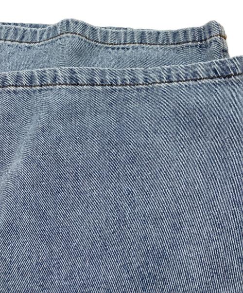 DEUXIEME CLASSE（ドゥーズィエム クラス）DEUXIEME CLASSE (ドゥーズィエム クラス) フラップディティールデニムワイドパンツ インディゴ サイズ:38 未使用品の古着・服飾アイテム