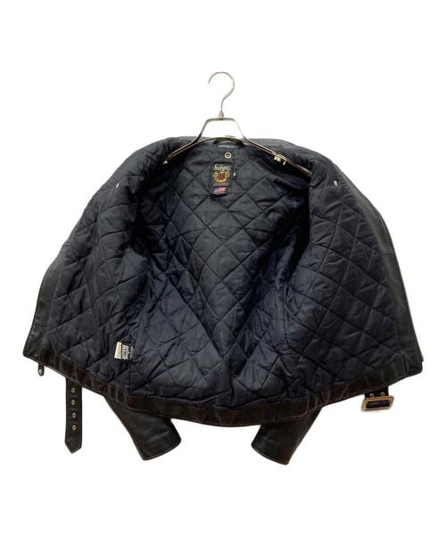 Schott（ショット）Schott (ショット) ワンスターダブルライダースジャケット ブラック サイズ:38の古着・服飾アイテム