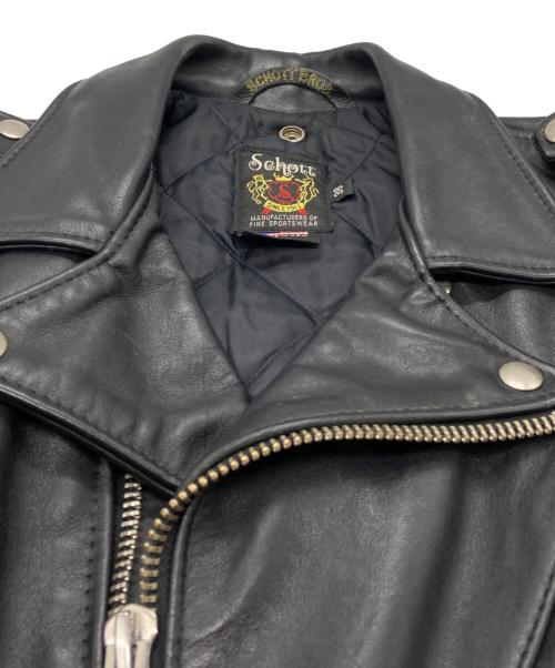 Schott（ショット）Schott (ショット) ワンスターダブルライダースジャケット ブラック サイズ:38の古着・服飾アイテム