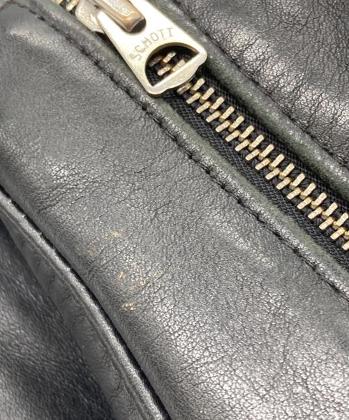 Schott（ショット）Schott (ショット) ワンスターダブルライダースジャケット ブラック サイズ:38の古着・服飾アイテム