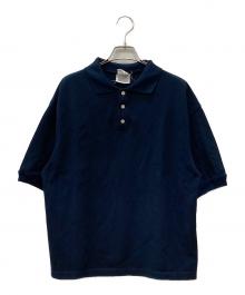 THE SHINZONE（ザ シンゾーン）の古着「WIDE POLO SHIRT」｜ネイビー