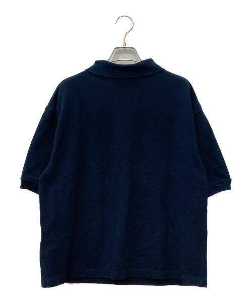THE SHINZONE（ザ シンゾーン）THE SHINZONE (ザ シンゾーン) WIDE POLO SHIRT ネイビー サイズ:FREEの古着・服飾アイテム