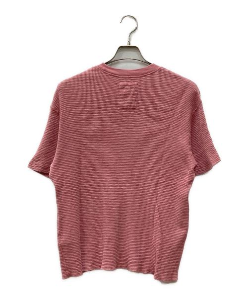 stussy（ステューシー）stussy (ステューシー) PIGMENT DYED SS THERMAL ピンク サイズ:Sの古着・服飾アイテム