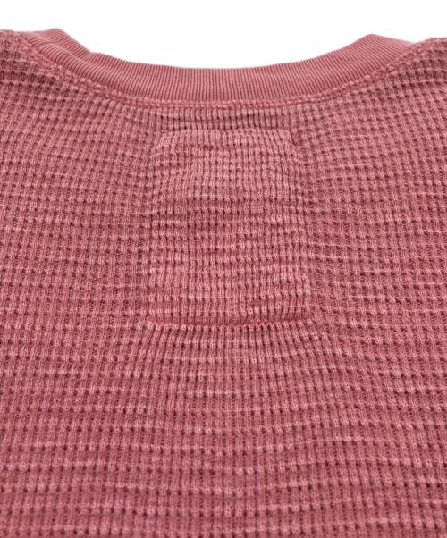 stussy（ステューシー）stussy (ステューシー) PIGMENT DYED SS THERMAL ピンク サイズ:Sの古着・服飾アイテム