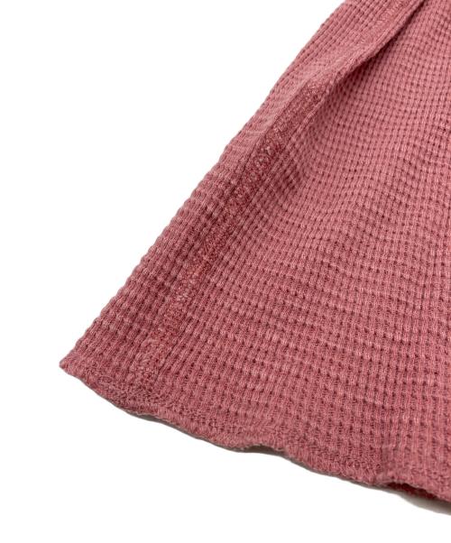 stussy（ステューシー）stussy (ステューシー) PIGMENT DYED SS THERMAL ピンク サイズ:Sの古着・服飾アイテム