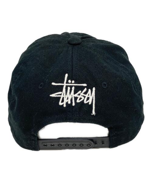 stussy（ステューシー）stussy (ステューシー) VINTAGE S LOW PRO CAP ブラック×ネイビー サイズ:下記参照の古着・服飾アイテム