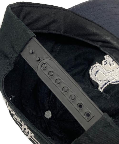 stussy（ステューシー）stussy (ステューシー) VINTAGE S LOW PRO CAP ブラック×ネイビー サイズ:下記参照の古着・服飾アイテム