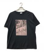 CELINE×David Weissセリーヌ×ダヴィッド・ヴァイス）の古着「WAVE ルーズTシャツ」｜ブラック