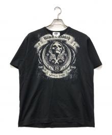 eYe COMME des GARCONS JUNYAWATANABE MAN（アイ コム デ ギャルソン ジュンヤ ワタナベ マン）の古着「綿度詰め天竺 製品プリント 半袖Tシャツ」｜ブラック