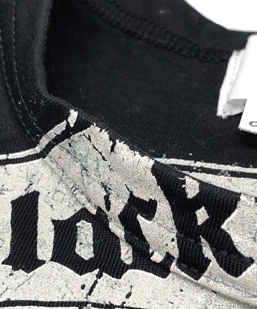 eYe COMME des GARCONS JUNYAWATANABE MAN（アイ コム デ ギャルソン ジュンヤ ワタナベ マン）eYe COMME des GARCONS JUNYAWATANABE MAN (アイ コム デ ギャルソン ジュンヤ ワタナベ マン) 綿度詰め天竺 製品プリント 半袖Tシャツ ブラック サイズ:Mの古着・服飾アイテム