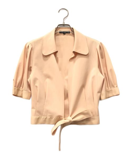 FOXEY NEWYORK（フォクシーニューヨーク）FOXEY NEWYORK (フォクシーニューヨーク) ショート丈ジャケット ベージュ サイズ:40の古着・服飾アイテム