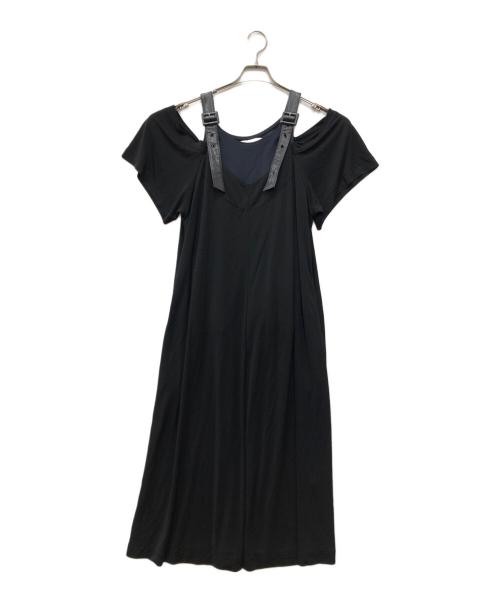 TOGA PULLA（トーガ プルラ）TOGA PULLA (トーガ プルラ) ハイツイストスムースドレス ブラック サイズ:36の古着・服飾アイテム