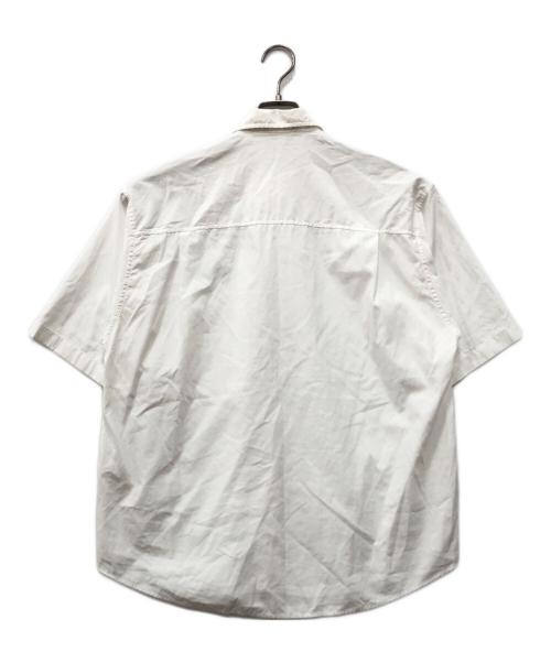 AURALEE（オーラリー）AURALEE (オーラリー) WASHED FINX TWILL BIG HALF SLEEVED SHIRT ホワイト サイズ:3の古着・服飾アイテム