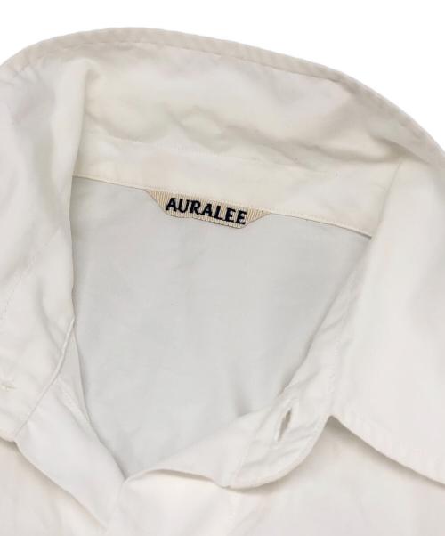 AURALEE（オーラリー）AURALEE (オーラリー) WASHED FINX TWILL BIG HALF SLEEVED SHIRT ホワイト サイズ:3の古着・服飾アイテム