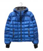 DOLCE & GABBANAドルチェ＆ガッバーナ）の古着「スケルトンフーデットダウンジャケット」｜ブルー