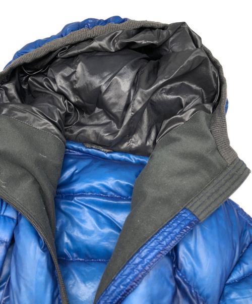 DOLCE & GABBANA（ドルチェ＆ガッバーナ）DOLCE & GABBANA (ドルチェ＆ガッバーナ) スケルトンフーデットダウンジャケット ブルー サイズ:44の古着・服飾アイテム